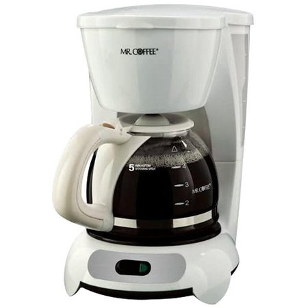 MR. COFFEE RIVAL 2019065 Coffee Maker, 5 Cups Capacity, White 2134286